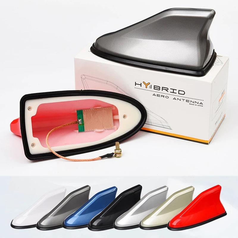 Newest Upgraded Signal Universal Car Shark Fin Antenna Auto Roof FM/AM Radio Aerial Replacement for BMW/Honda/Toyota/Hyundai/Kia