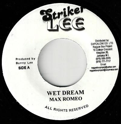 

7inch Record MAX ROMEO / DAVE BARKER (2) - Wet Dream / Wet Version NONE Striker Lee Jamaica Reggae, Ska & Dub Used