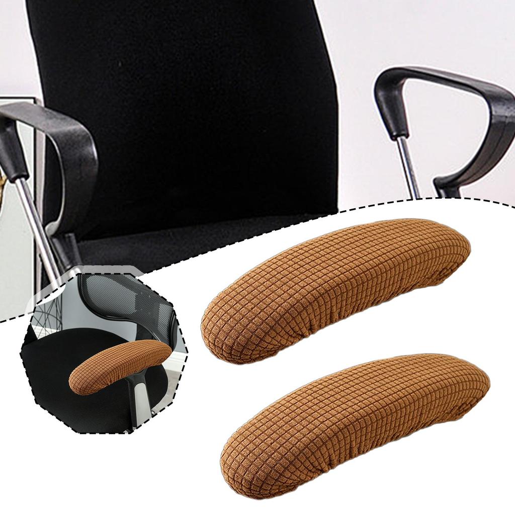 Protective Office Chair Armrest Cover Adjustable Stretch Seat Cushion for Armchair Recliner Sofa