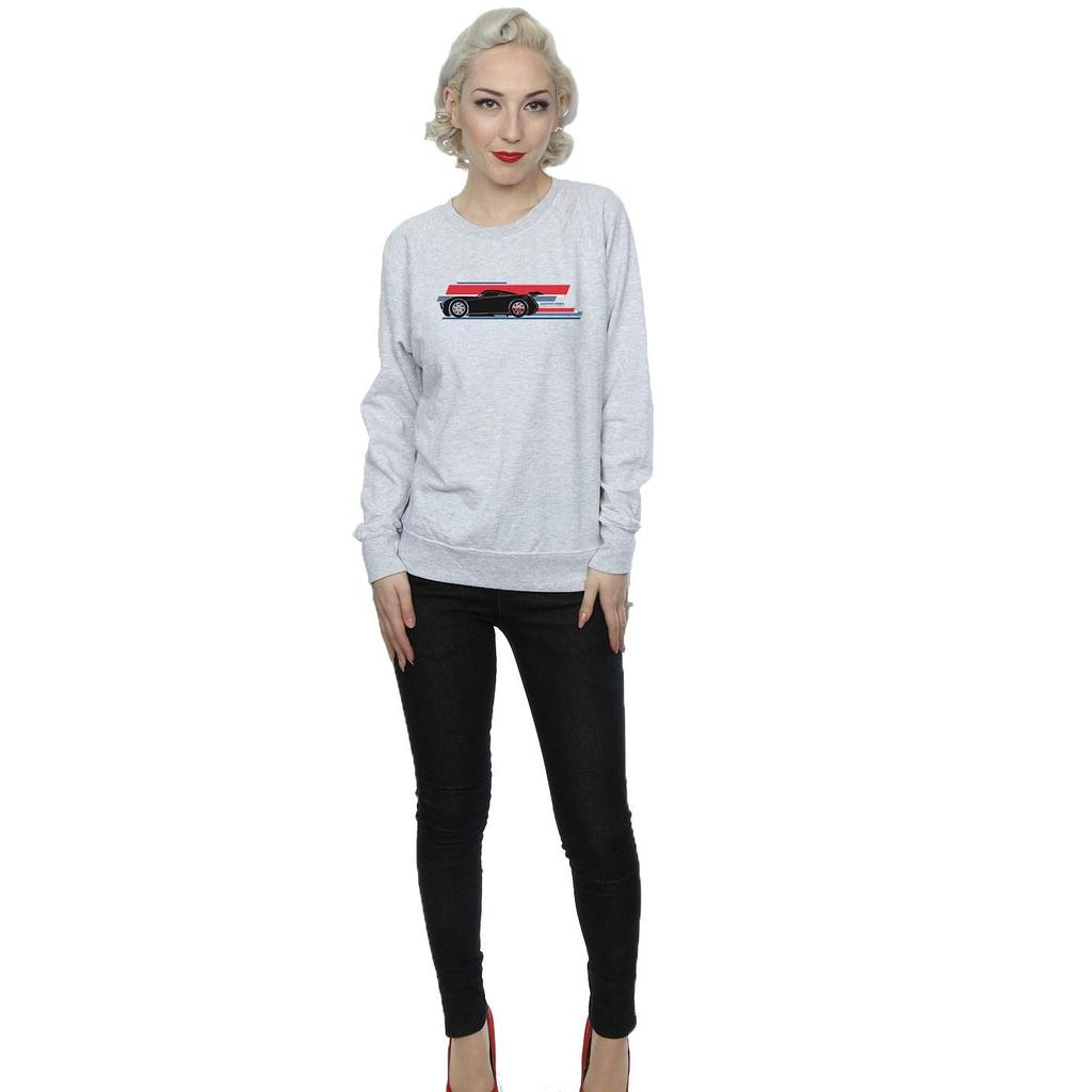 Disney Womens/Ladies Cars Jackson Storm Stripes Sweatshirt