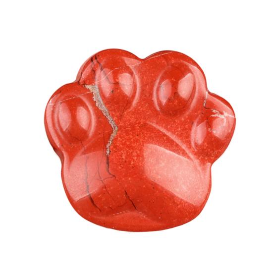 Faux Crystal Cat Paw Ornament Healing Natural Stone Kitten Paw Statue Carving Animal Claw Figurine Desktop Decoration Cat Lovers Gift