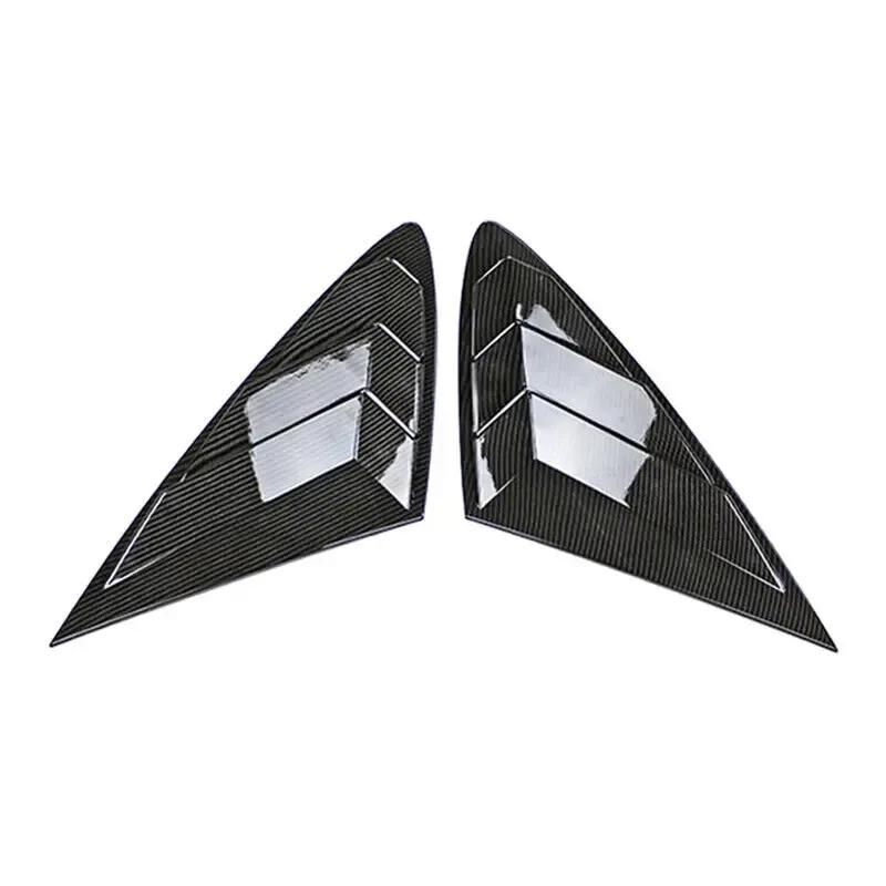 For Hyundai Sonata ABS Plastic Rear Window Quarter Louver Cover Side Vent Trim Car Adhesive Accessories