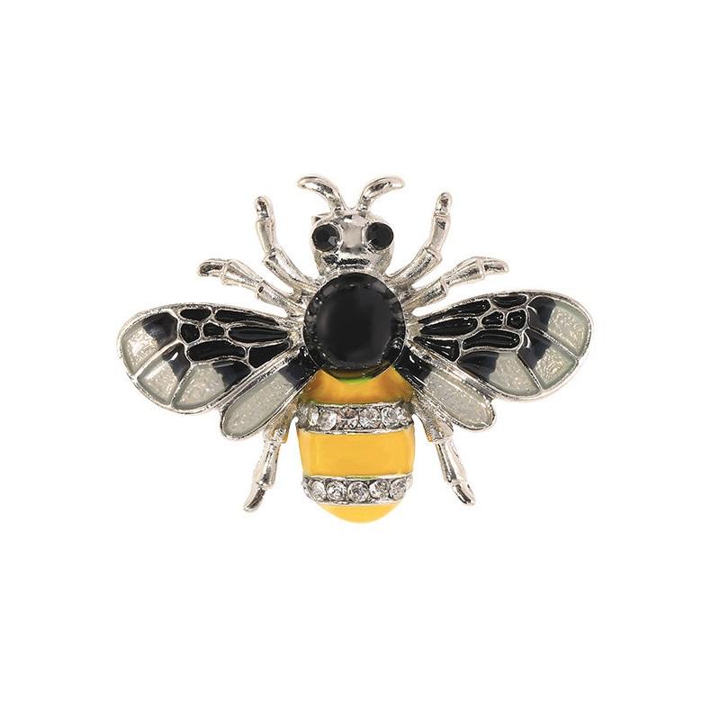 

Wuli&baby Насекомое Пчела Броши Значки Metalicos Эмалевые Значки Металлическая Брошь Насекомое Банкетная Брошь Подарок Шляпа Шарф Воротник Запонки