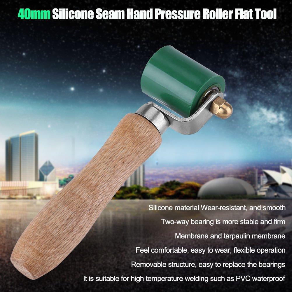 40mm Resistant Hand Crimping Silicone Seam Press Roller for Hot Air PVC Park Installation Flattening Tool High-Heat Roller, Roller, Guns, Welders,