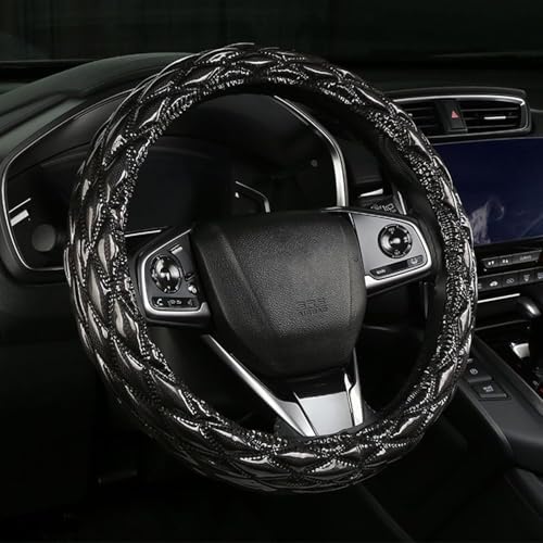 

Steering Wheel Cover, Steering Cover, Light Vehicles, Ordinary Car, Etc., Enamel Style, Quilting, Steering чёрный