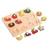 Wooden Shapes Puzzle Shape Sorter Board Preschool Hand Eye Coordination Fine Motor Skill for Children Toddlers Birthday Gifts