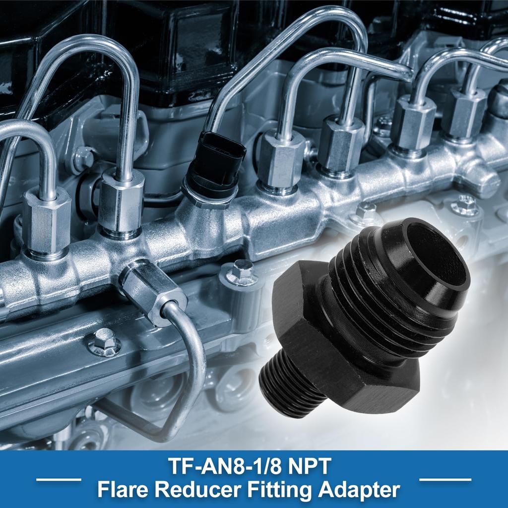 A ABSOPRO Female Flare Reducer Hose Fitting Adapter TF AN8