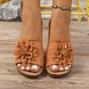 Women Slippers Slip on Anti-slip Fashion Sandals Elegant Platform Slippers Comfortable Casual Wedges Shoes Women Slides Women