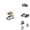 Full Alloy Car Model Slide Shock Toy Car Collection Ornament Black