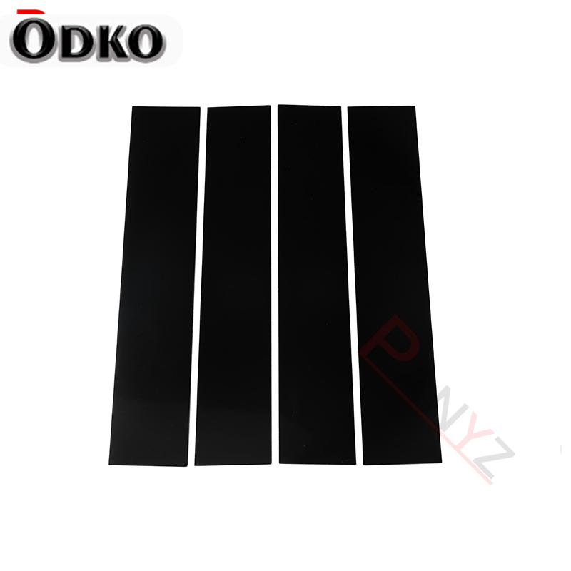 Car Pillar Posts Door Window Trim Cover B Column Sticker for Ford F-150 Super Cab/Extended Cab/Super Crew Cab/Crew Cab 2004-2014