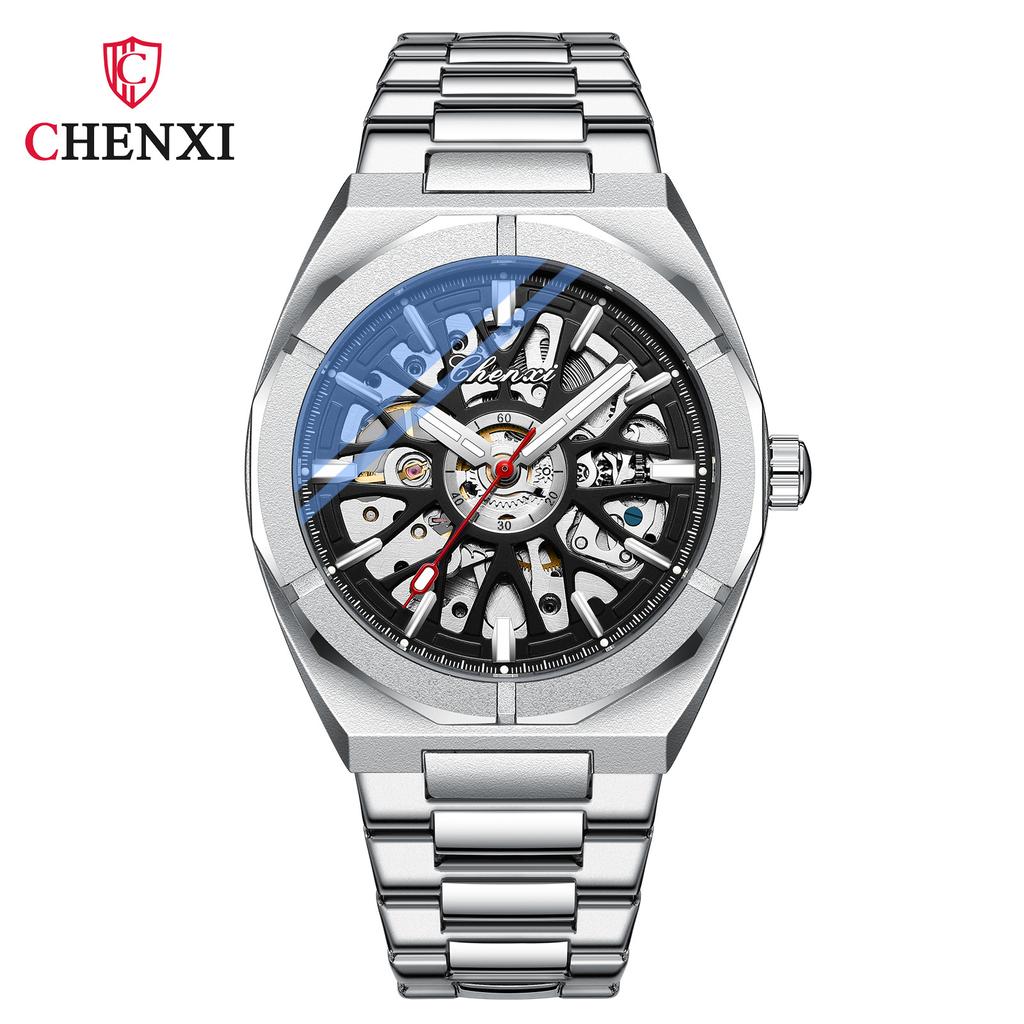 Neue TOP Marke Luxus herren Uhr Mit Box Hohl Automatische Uhr männer Wasserdichte männer Mechanische Uhren