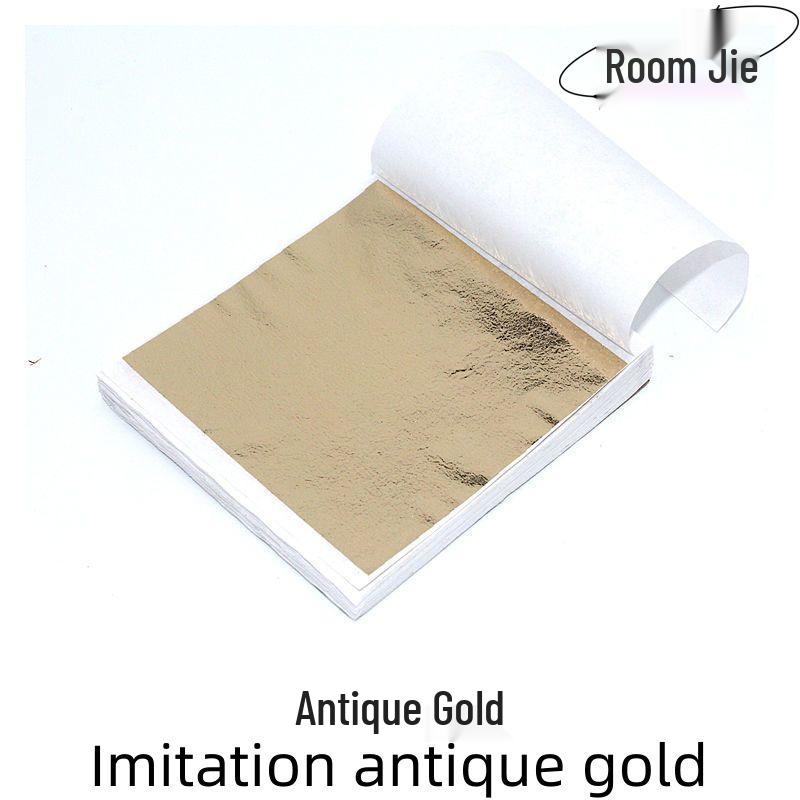 Gold and Silver Freeze-Resistant Foil Paper for DIY, Crystal Epoxy, and Nail Art, 9x9cm