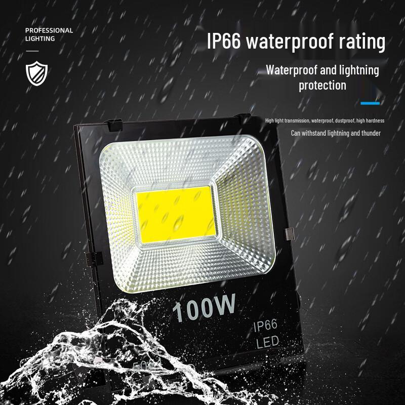 Outdoor Waterproof Square Floodlight 300W Warm White