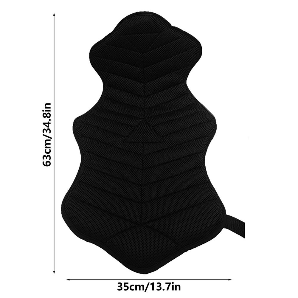 

Motorcycle Seat Cushion Sunscreen Motorcycle Double Seat Cushion Riding Waterproof Breathable Air Seat Pad Motorcycle Accessory чёрный