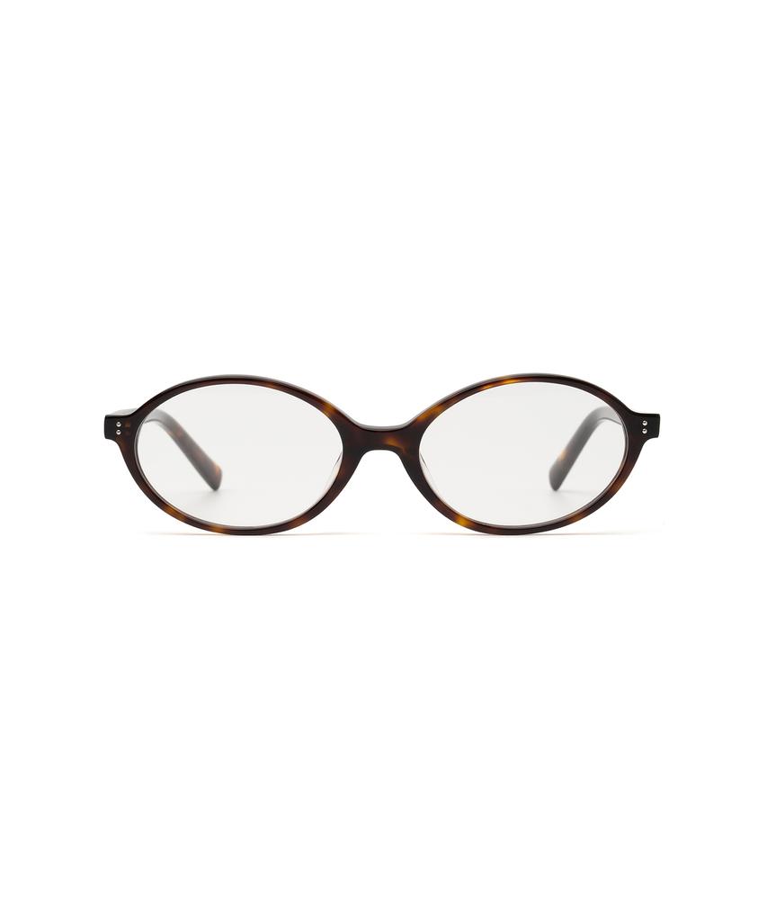 MILLO WOMEN Noob Oval Glasses [Tortoise]