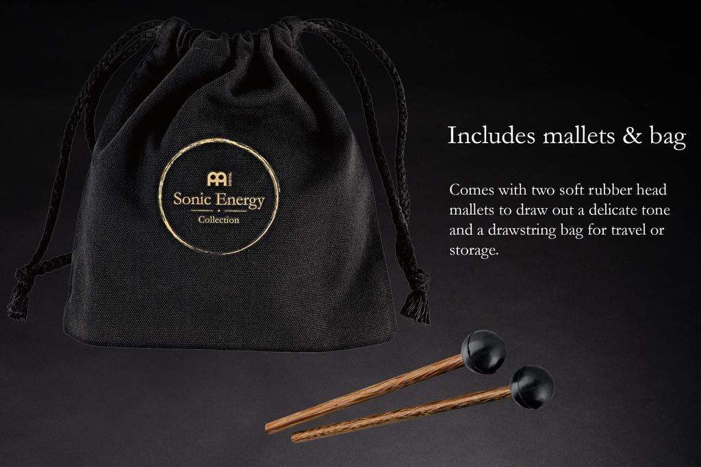 MEINL Sonic Energy Collection Tongue Drum, 5.5-inch, C Major, MSTD1BK, Black (Includes Bag and Rubber Mallet)