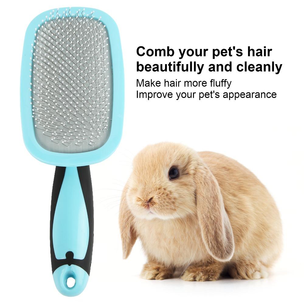 360° Rotatable Cat Slicker Comb Stainless Steel Needle Pet Care Tool  for Cats Dogs Hair Removal