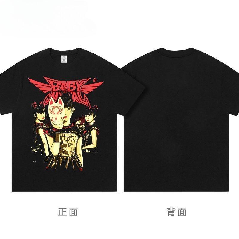 Babymetal Band Japanese Metal Rock Band Anime Cartoon Concert Clothing Shortsleeved Tshirt Attire