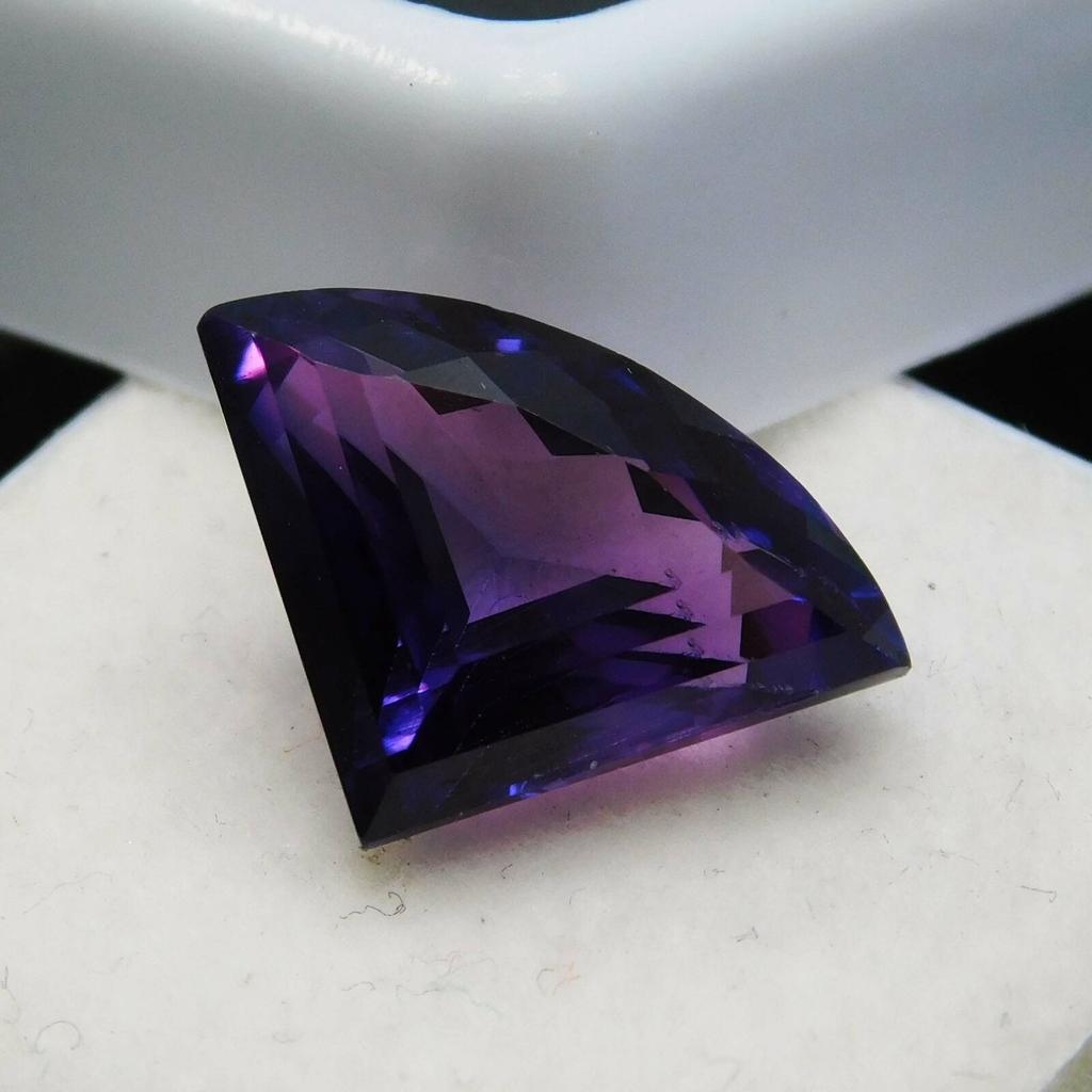 Natural Purple Tanzanite Loose Gemstone Extremely 6.20 Ct Fancy for Jewelry Making and Crafts