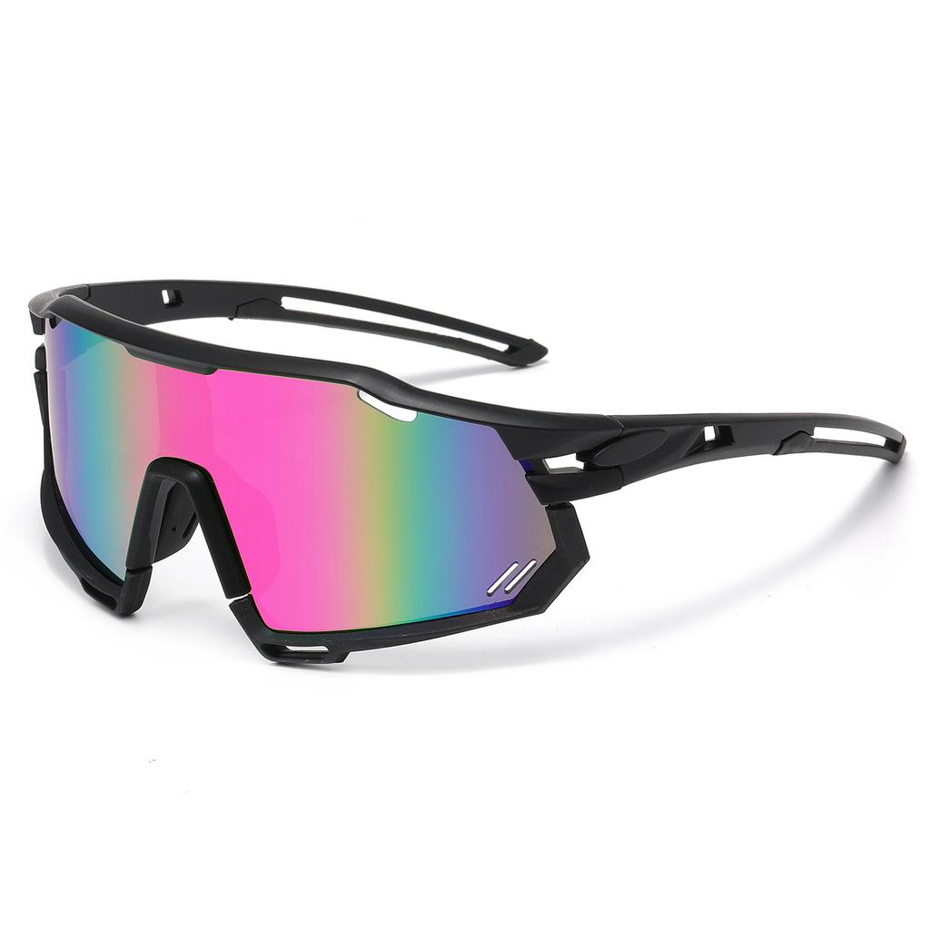 New Cross Border Cycling Sunglasses Outdoor Sports Colorful Windproof Men's Women's Large Frame Mountaineering Glasses