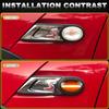 For Mini Cooper R50 R52 R53 Clear & Smoked Lens LED Side Marker Lamp Fender Turn Signal Dynamic Amber Lights