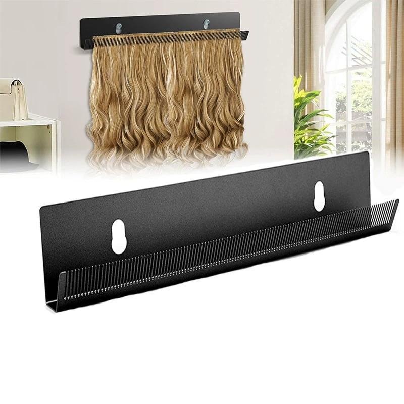Hair Extension Holder for Styling Hair Stands Stainless Steel Hair Extension Display Hair Hanger Tool for Washing, Coloring and Blow-Drying