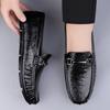 Fashion Genuine Leather Male Comfortable Dress Shoe Stylish Non-Slip Mens Slip On Driving Shoes New Arrival Male Casual Business Shoes
