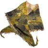 Bensu Jiuyi's Vintage Sand-Washed Double-Yarn Pure Cotton Triangle Scarf: Wear as Headband, Bandeau, or Butt Curtain.