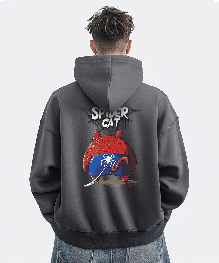 Ohpxharmonia Bspider Cat Fleece Hoodie