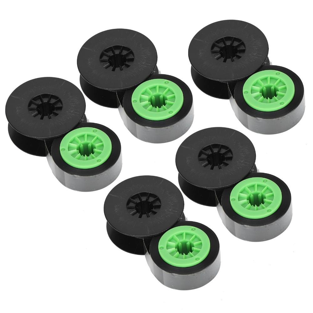 

5Pcs Black Green Ink Ribbon Printer Ribbon for Printer LMIR300B 380E/390A/370A Office Equipment 5Pcs