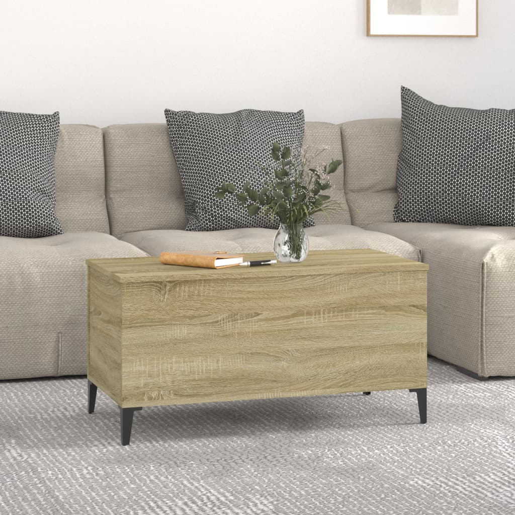  Coffee Table, Sonoma Oak, 90x44.5x45 Cm