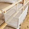 Senza Fori Senza Danni al Telaio del Letto Scaffale Portaoggetti da Comodino per Letto da Dormitorio Cesto Porta Snack per Letto a Castello