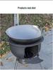 Portable Outdoor Iron Wood-Burning Stove for Rural Households