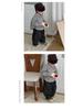 2025 New Korean Style Baby Boy Plaid Shirt & Pants Set with Sweater Vest