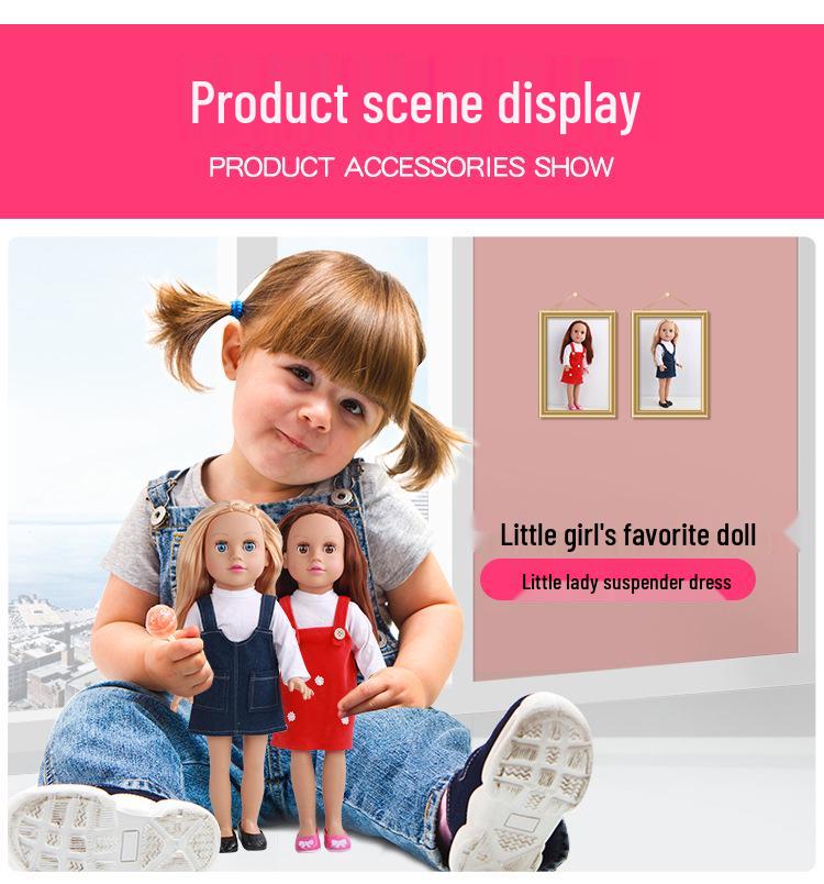 45cm Süße Vinylpuppe für Mädchen-Spielhaus