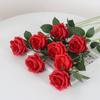 6 Colors Simulated Rose Festival Supplies Artificial Flowers Vintage Silk Rose  Home Decor