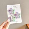 Y2K Dopamine Color Pentagram Small Hair Clip for Women & Kids - Cute Bangs & Side Hair Accessory