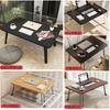 Yanhao Folding 70cm Wide x 48cm Deep x 36cm Perfect for Living or Office Folds Up to Save No Assembly Light Table, High, Alone, Studying, Use, Space,