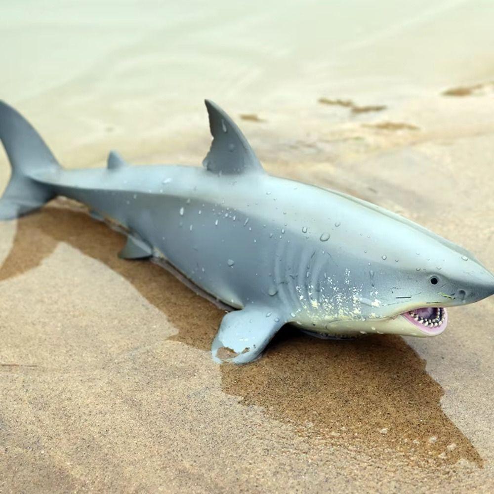 Handmad Sea Life Animals Model Plastic Simulated Shark Decorations Desktop Decorative
