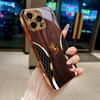 Quilted Gold Horse Electroplated Golden Phone Case For iPhone 18 17Air 17 16 15 14 13 12 11 Pro Max Plus 16E XR 7 8  Glass Cover