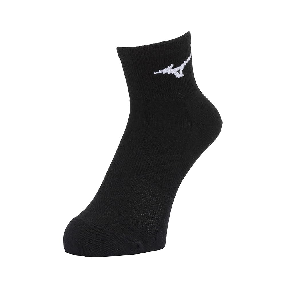 

Mizuno Short Sports cm Socks, Length, Anti-Slip, Socks, Unisex, U2MXB011, Black, 25.0-27.0 чёрный