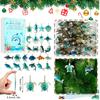 Piece Flat 2D Acrylic Keychain Countdown Calendar - Keychain Gift Set for Daily Countdown