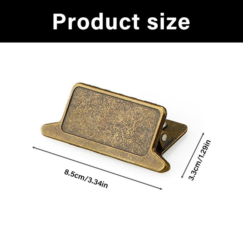 Heavy Duty Metal Paper Clamps Document Organiser Clip For Scrapbooking and Files Notes Bills Receipt Organization