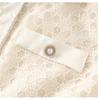 French Quiet Luxury Water-Soluble Lace-Chiffon Pleated Summer Dress