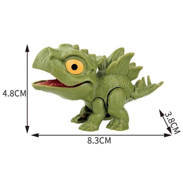 Jurassic Finger Dinosaur  Tyrannosaurus Model Toys For Kids Finger Biting Dinosaurs Movable Joints Dinosaur Toy For Boy Gift