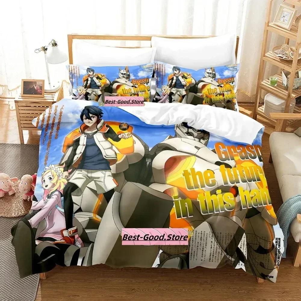 

Comforter Kawaii Bbkbrnk Bedding Set Single Twin Printed Bed Set With Bed Soft Single Double Queen Super King Size Comforter (quilt)-EU Single(135*200cm)3pcs