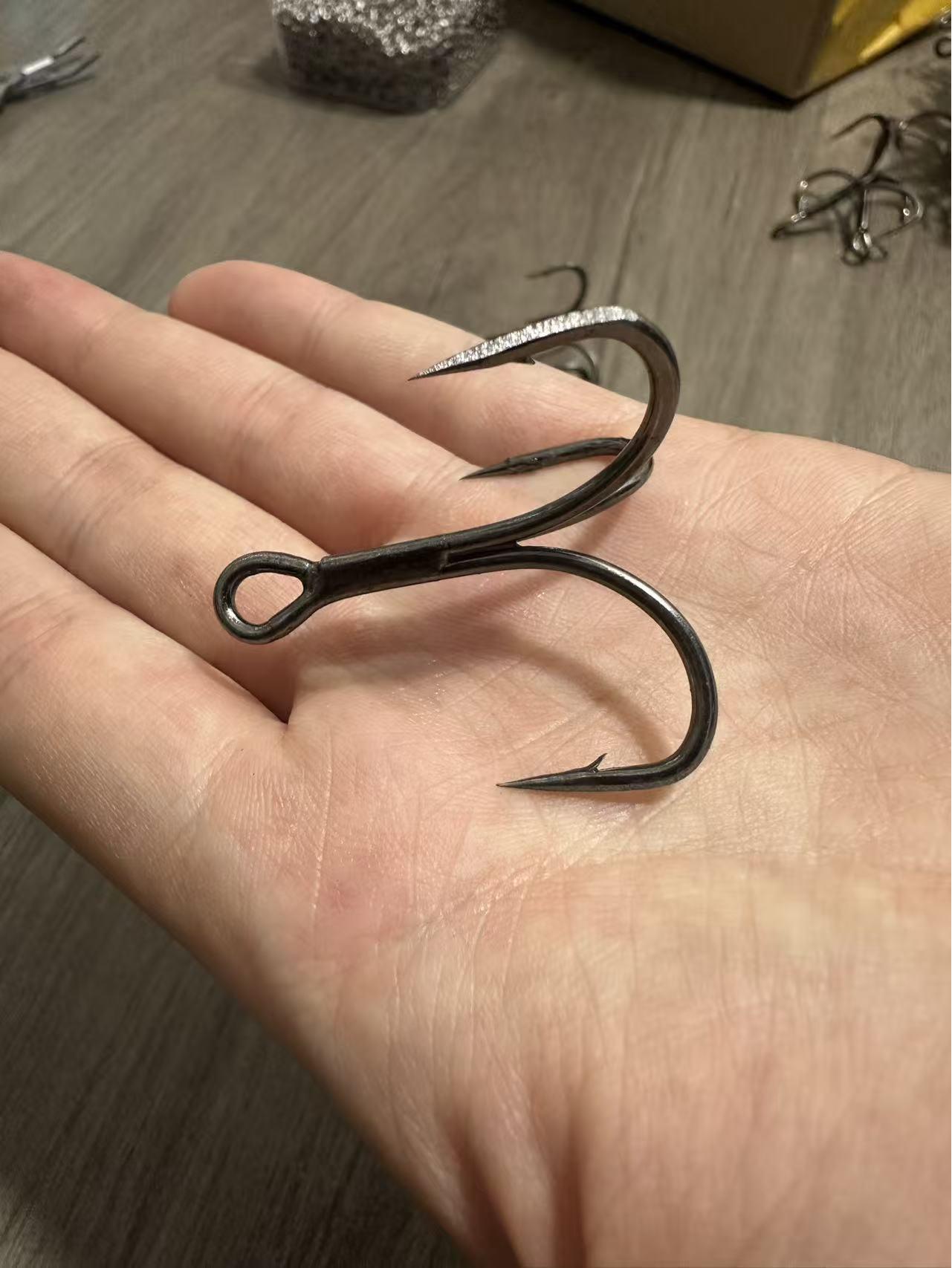 Профессиональный трехподдевный крючок для рыбалки с тремя жалами для сдирания чешуи