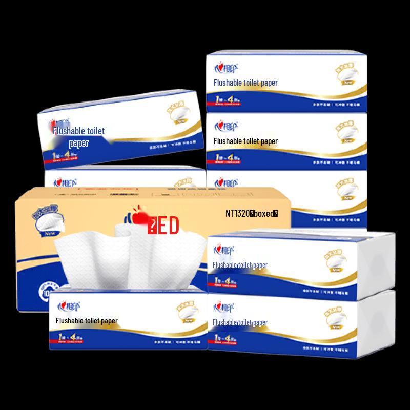 Heart Impression 2-Ply Embossed Soft Pack Toilet Paper