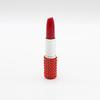 Korean-Style Rhinestone Lipstick Ballpoint Pen & Lip Balm Gift