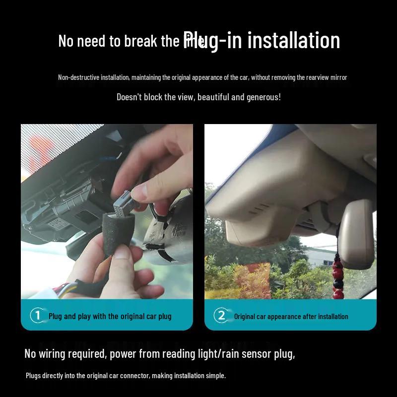 Hidden HD Dash Cam for Hongqi H5/HS5 with Original-Style WiFi Mobile Connectivity